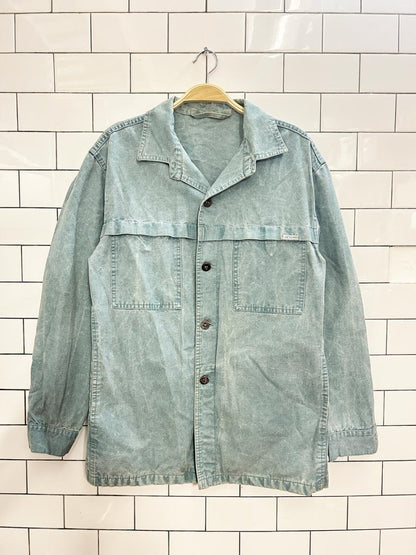 vintage 80s lee cooper faded shirt jacket - good market thrift store