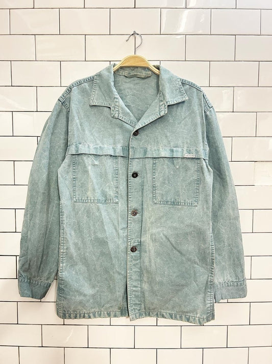vintage 80s lee cooper faded shirt jacket - good market thrift store