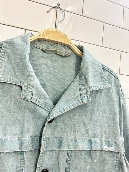 vintage 80s lee cooper faded shirt jacket - good market thrift store