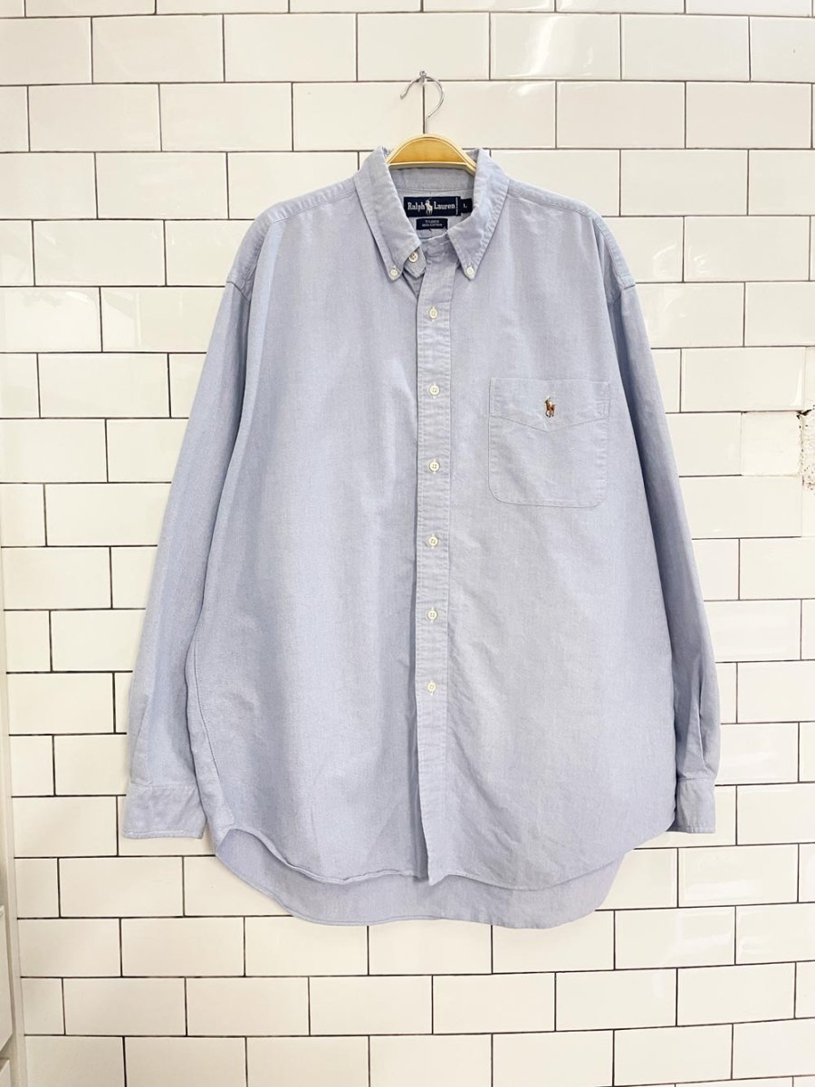 ralph lauren oversized boyfriend shirt - good market thrift store
