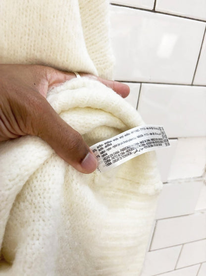 zara basic oversized knit sweater - good market thrift store