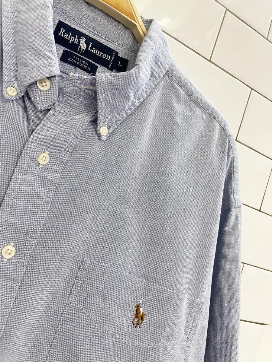 ralph lauren oversized boyfriend shirt - good market thrift store