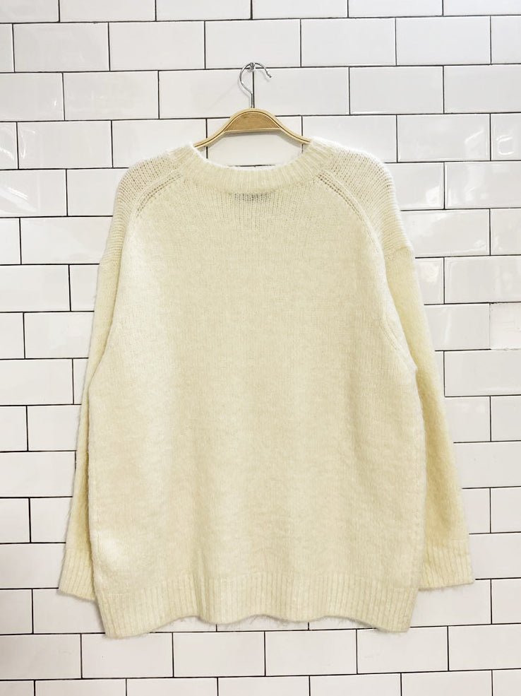 zara basic oversized knit sweater - good market thrift store