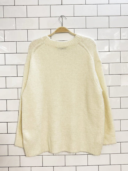 zara basic oversized knit sweater - good market thrift store