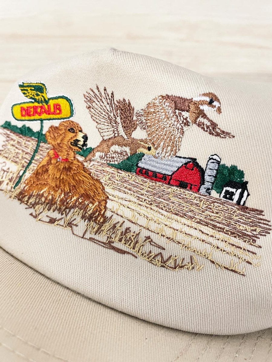 vintage 80s dekalb farm life snapback hat - good market thrift store
