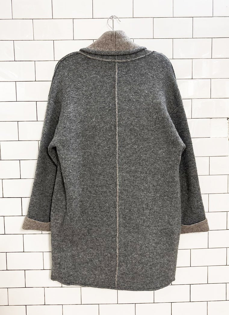 gentle fawn ramona open knit cardigan jacket - good market thrift store