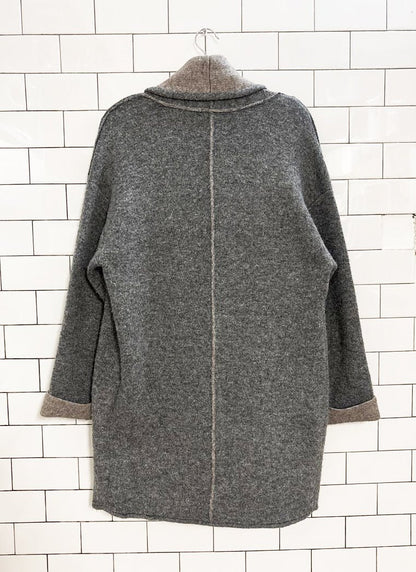 gentle fawn ramona open knit cardigan jacket - good market thrift store