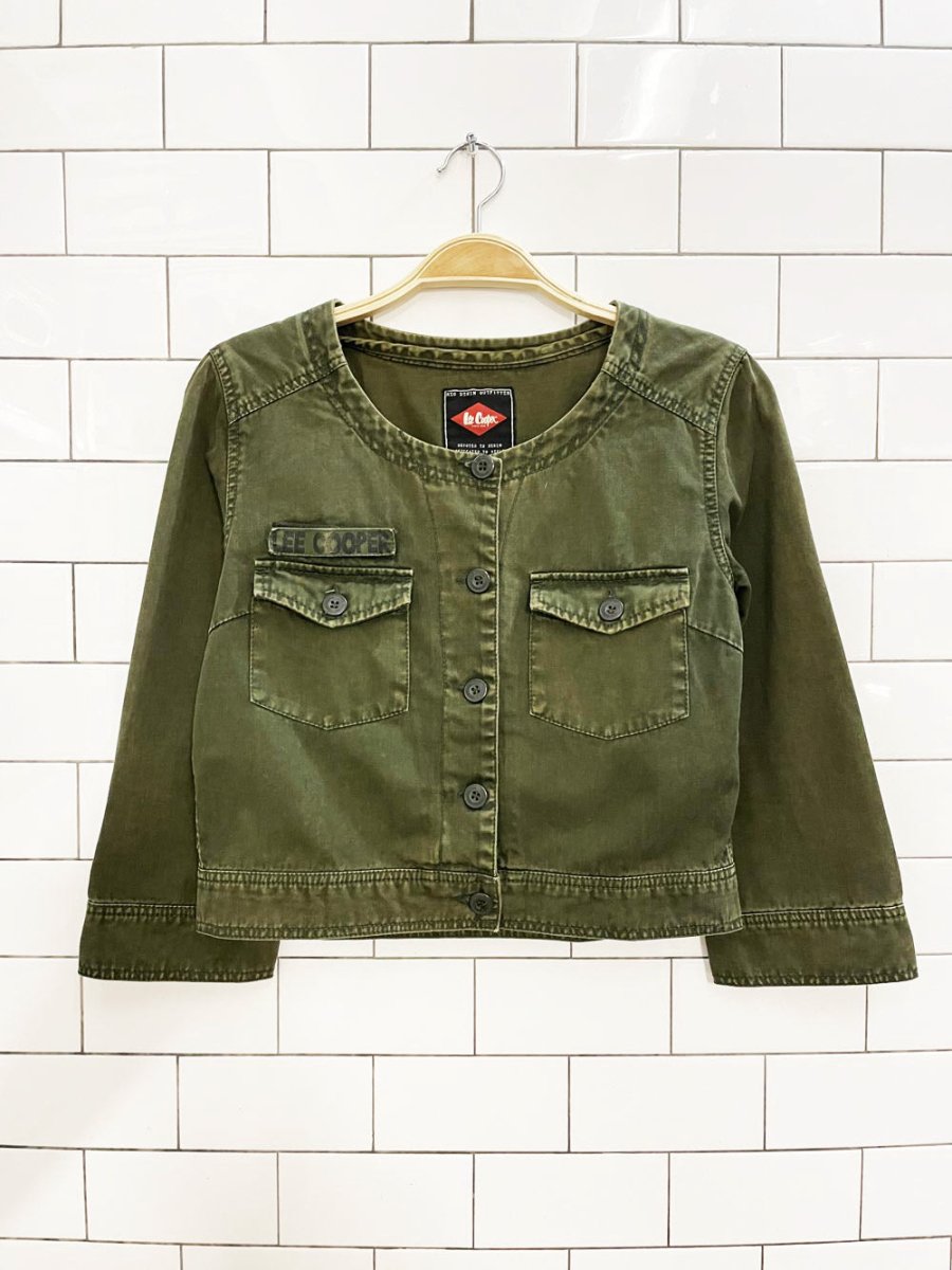 lee cooper cropped utility jacket - good market thrift store