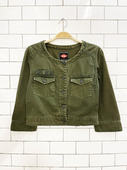 lee cooper cropped utility jacket - good market thrift store