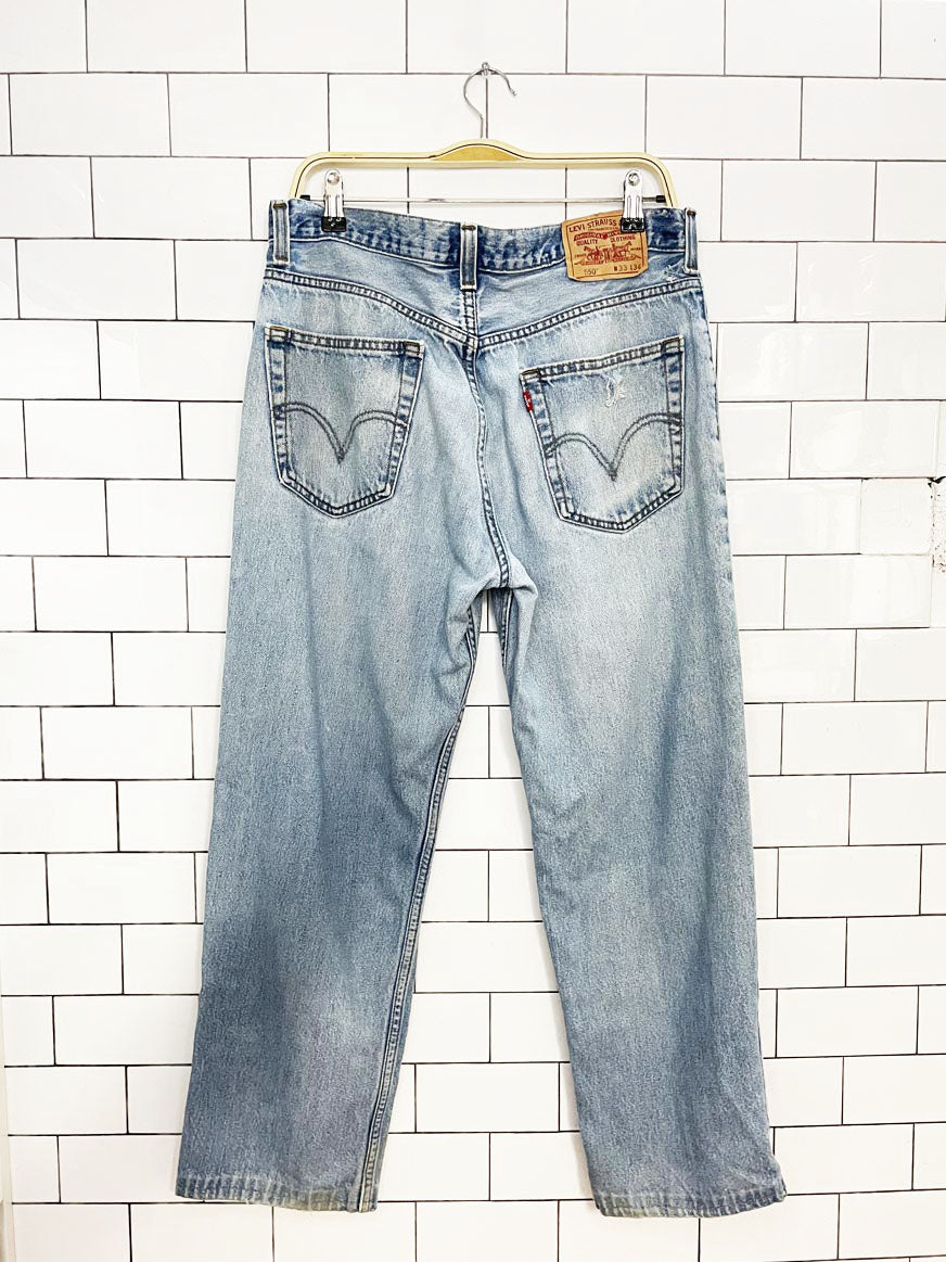 vintage 00s levi's 550 loose relaxed fit jeans