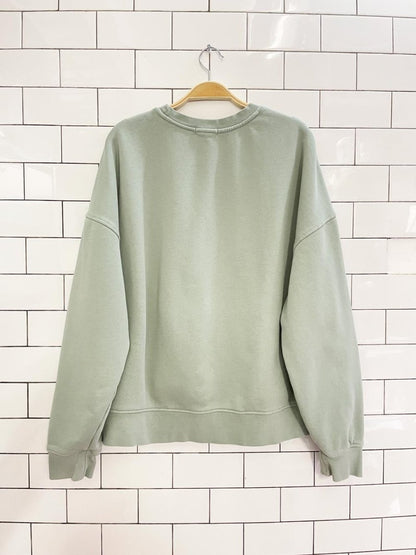 garage oversized joey pocket crewneck sweatshirt - good market thrift store