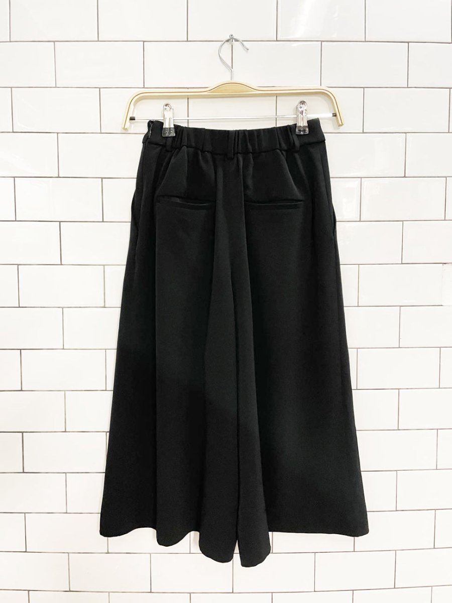 uniqlo pleated wide leg culottes - good market thrift store