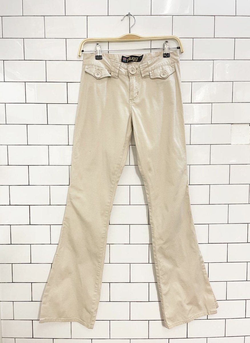 y2k plugg flare slit leg pant - good market thrift store