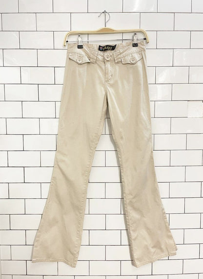 y2k plugg flare slit leg pant - good market thrift store