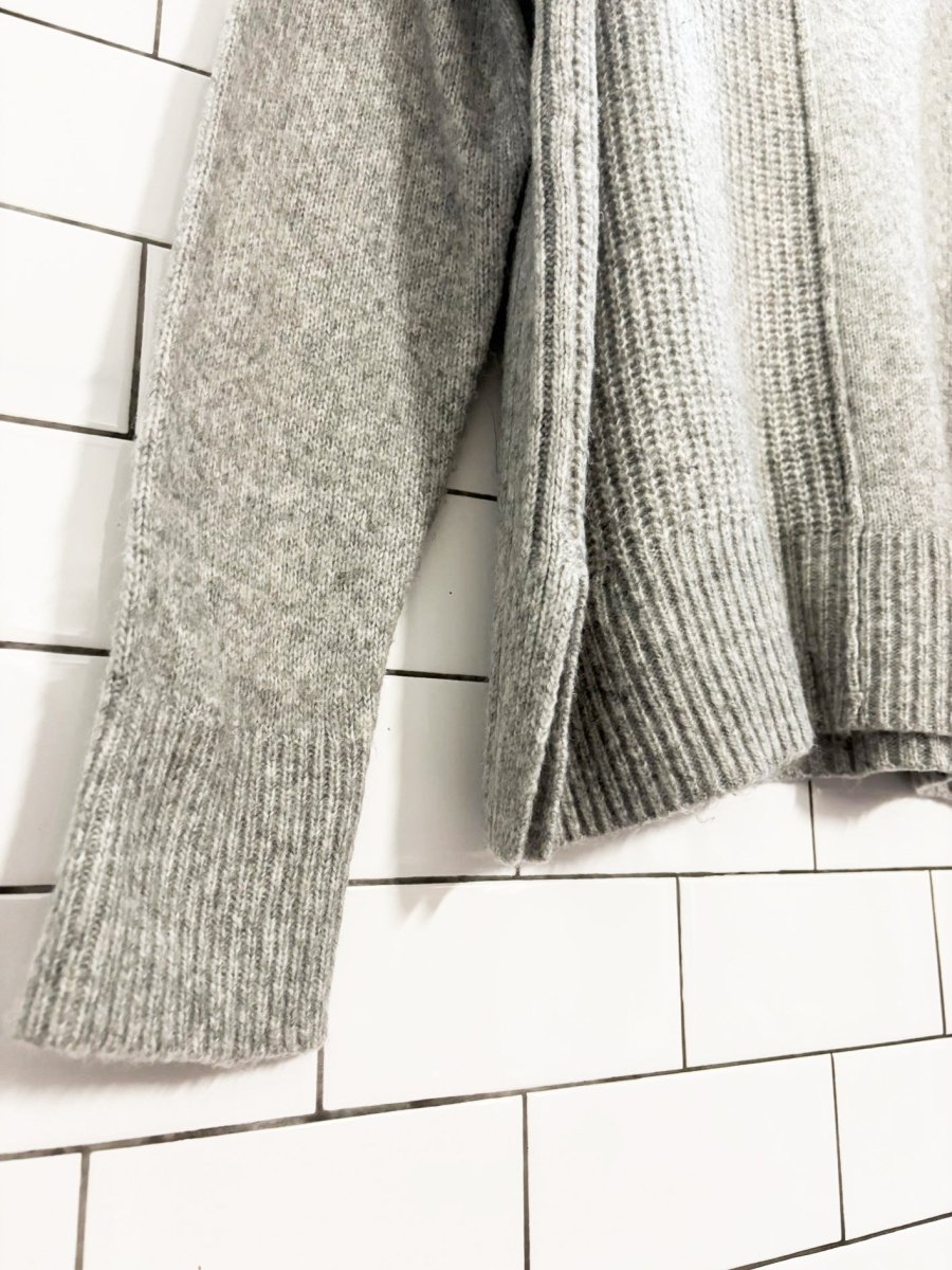 rachel zoe wool - blend oversized cowl neck sweater - good market thrift store