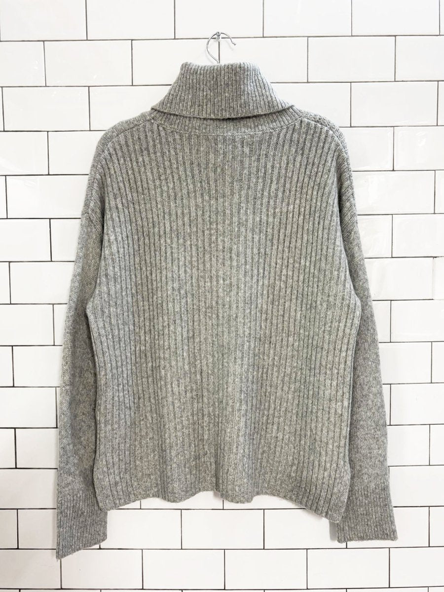 rachel zoe wool - blend oversized cowl neck sweater - good market thrift store