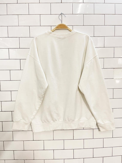 boohoo oakland california varsity graphic sweatshirt - good market thrift store