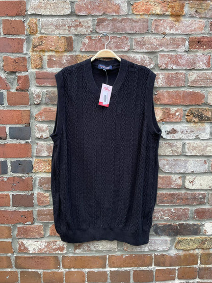 roundtree & yorke cotton-wool sweater vest