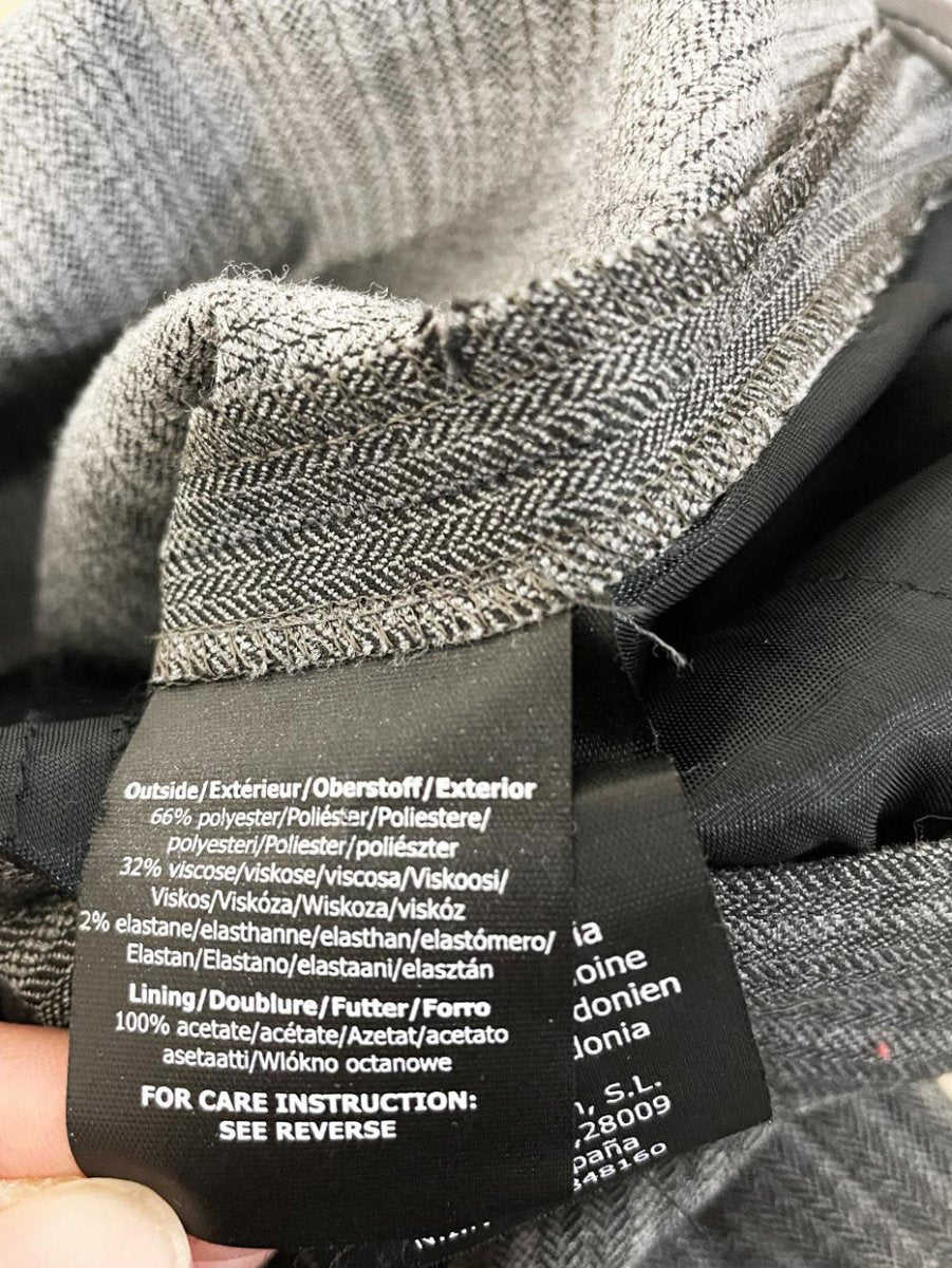 y2k mexx grunge chain low rise pin stripe wide leg trouser - good market thrift store