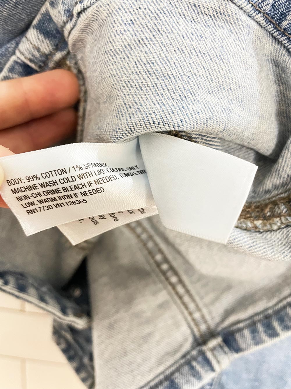 universal thread full button denim vest top