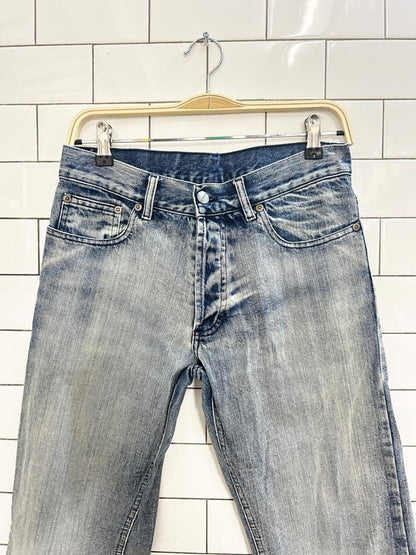 h&m faded wash straight jeans - good market thrift store