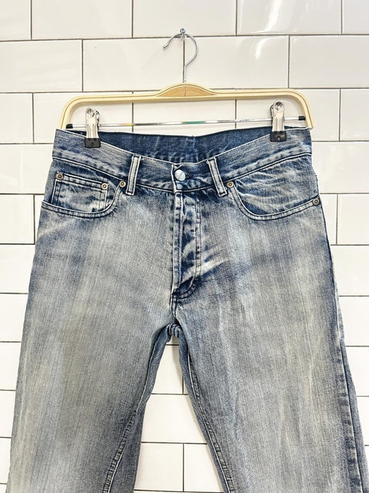 h&m faded wash straight jeans - good market thrift store