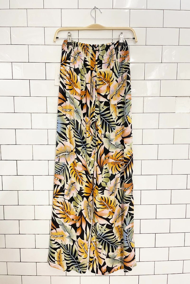 nwt billabong tropical split wide leg pant - good market thrift store