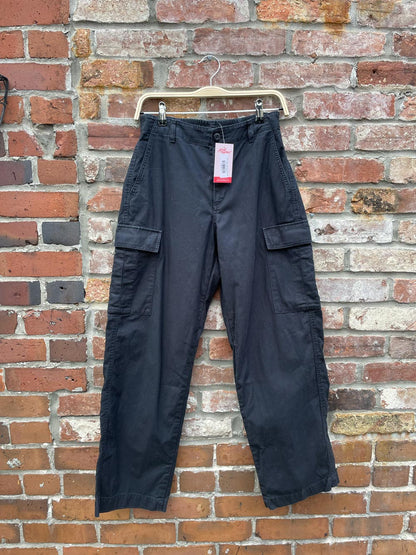 uniqlo cotton wide leg cargo pant