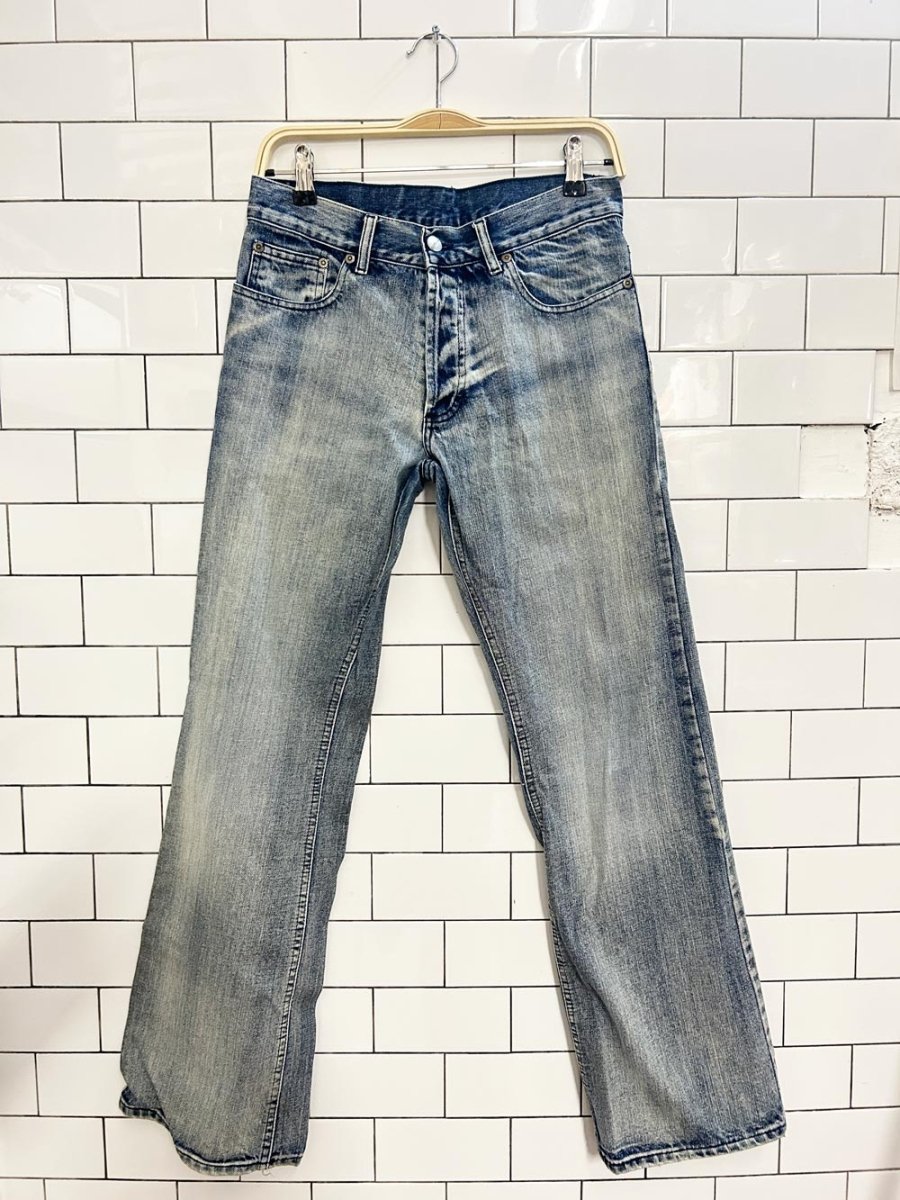 h&m faded wash straight jeans - good market thrift store