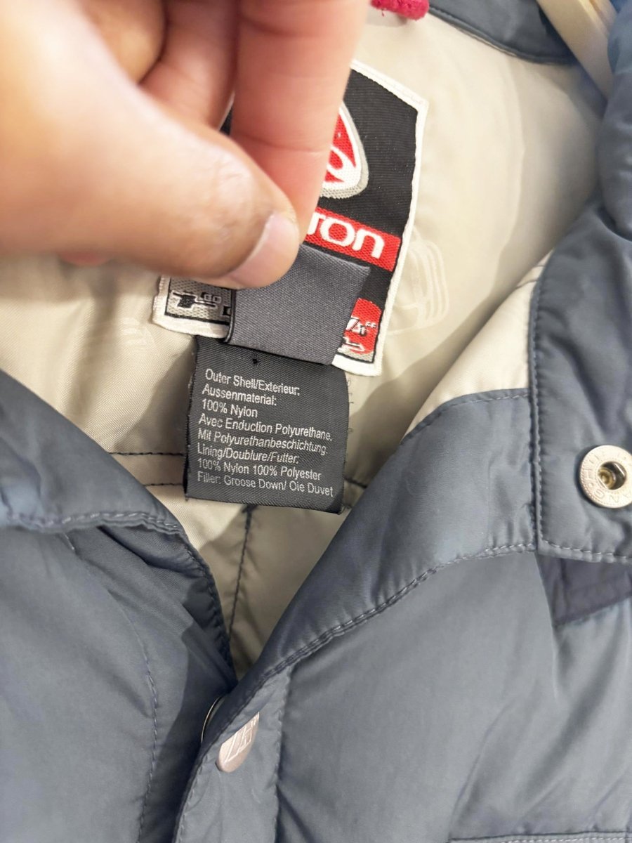 vintage 00s burton down quilted snowboard jacket - good market thrift store