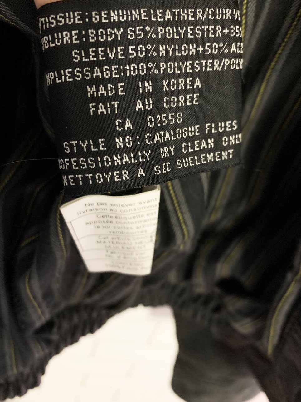 vintage 90s danier sport brushed leather bomber jacket