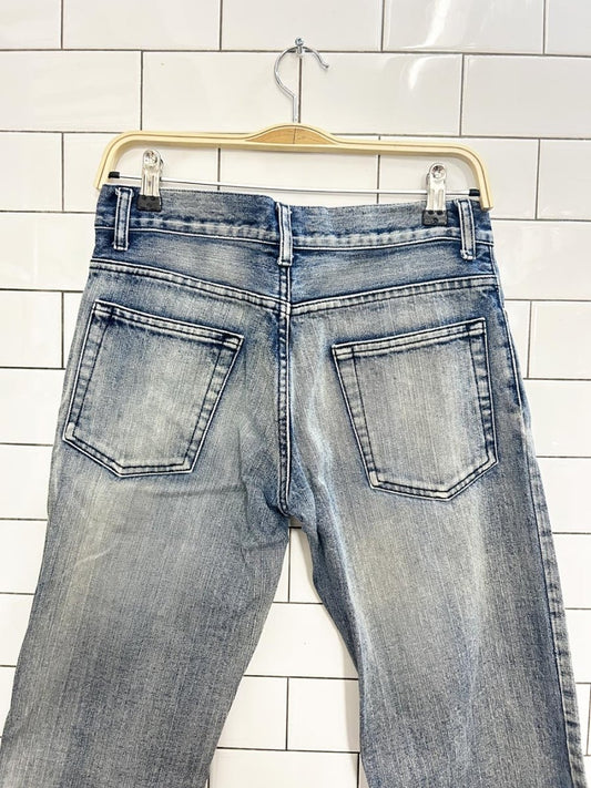 h&m faded wash straight jeans - good market thrift store