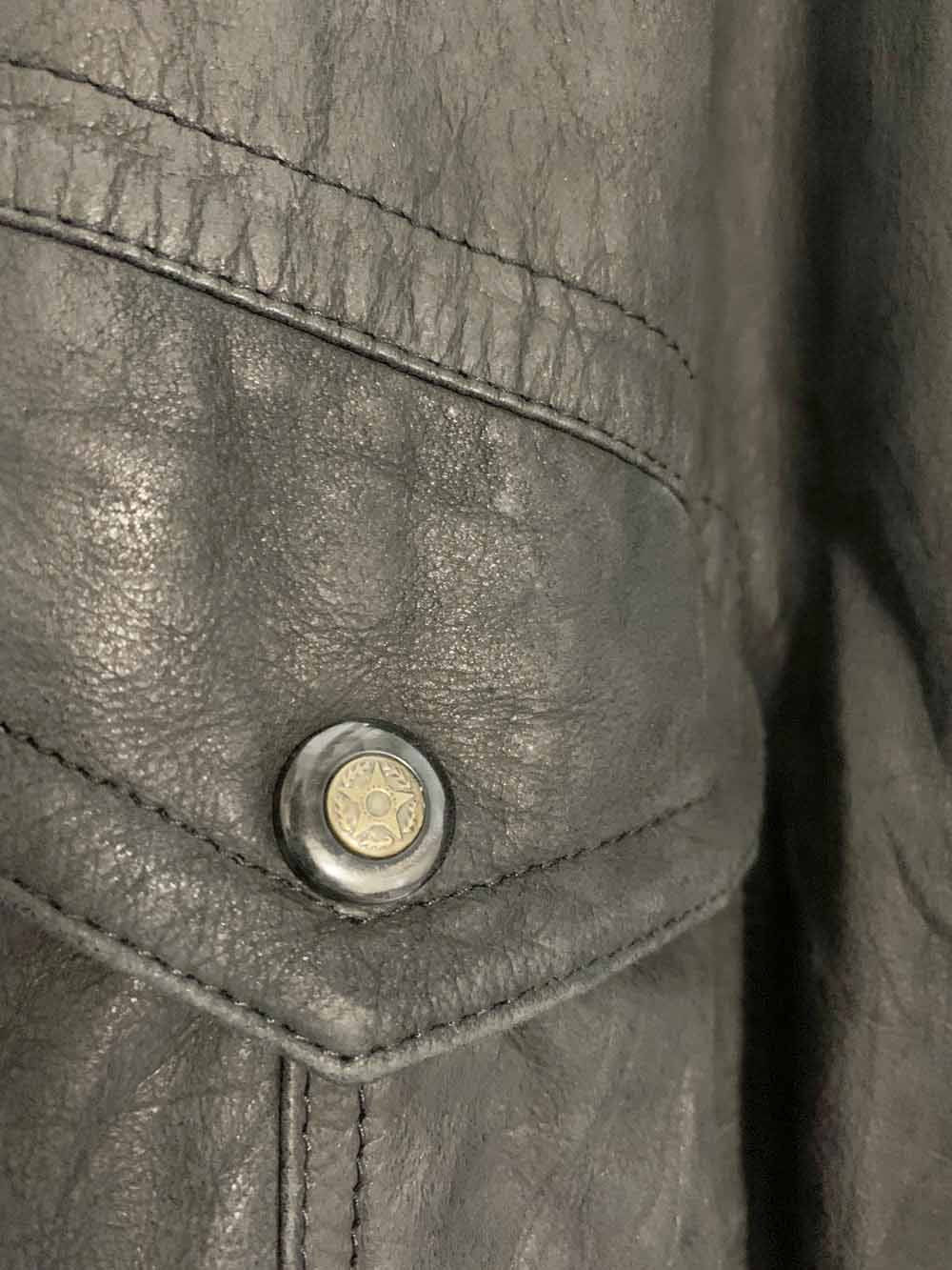 vintage 90s danier sport brushed leather bomber jacket