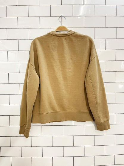 calvin klein distressed logo sweatshirt - good market thrift store