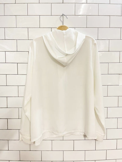 vintage 90s jean works + co hooded button down shirt - good market thrift store