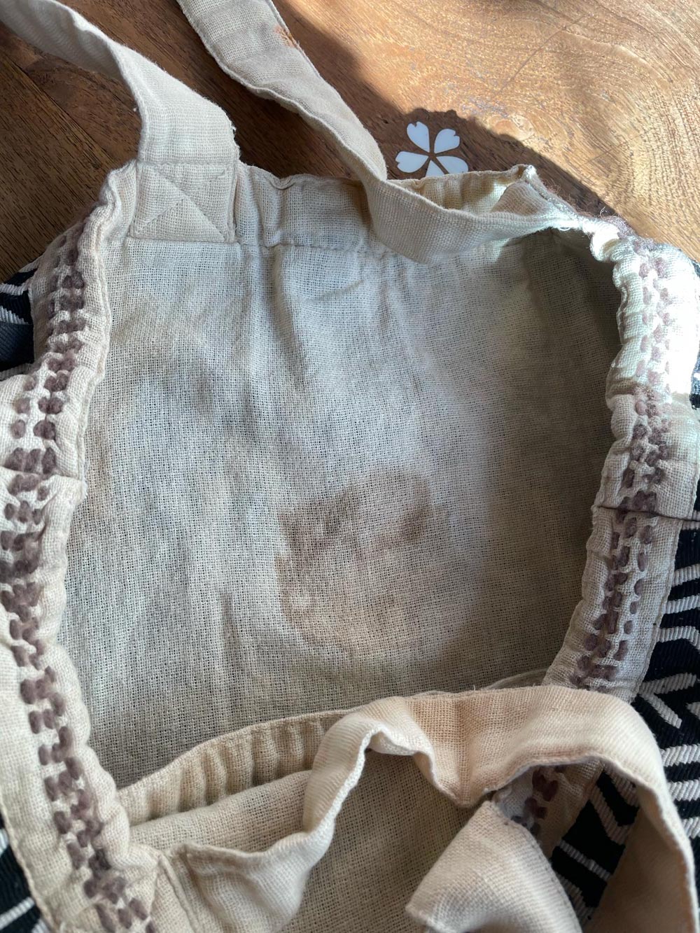 tna southwestern woven tote bag