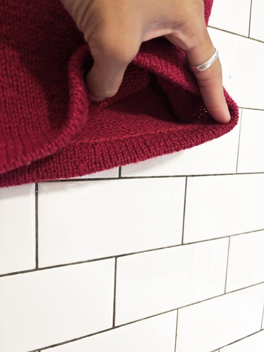 vintage wool - blend knit maxi skirt - good market thrift store