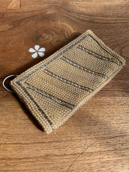 vintage du-val beaded wallet