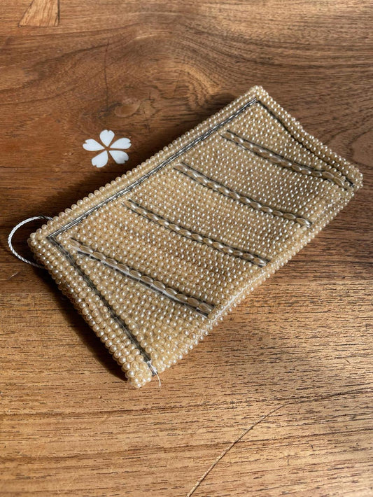 vintage du-val beaded wallet