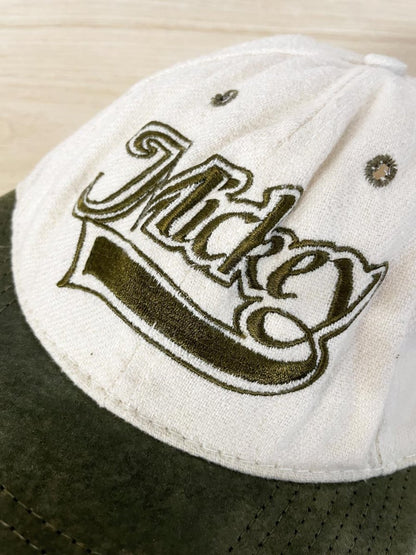 vintage 90s mickey suede brim hat | disney | made in USA - good market thrift store