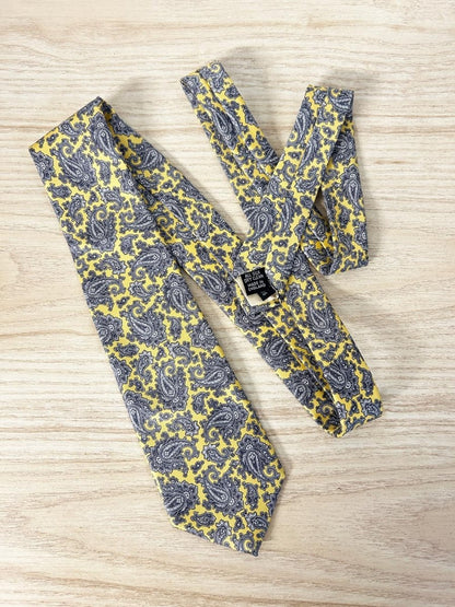 vintage john comfort paisley silk tie - good market thrift store
