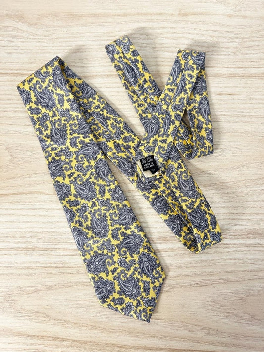 vintage john comfort paisley silk tie - good market thrift store