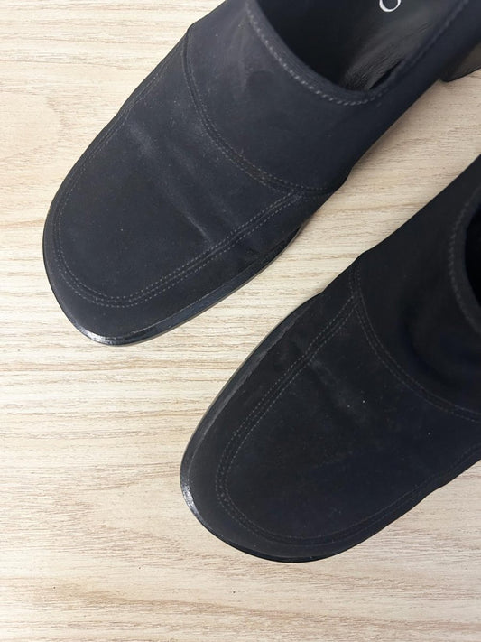 vintage 00s specchio italian heeled loafers - good market thrift store