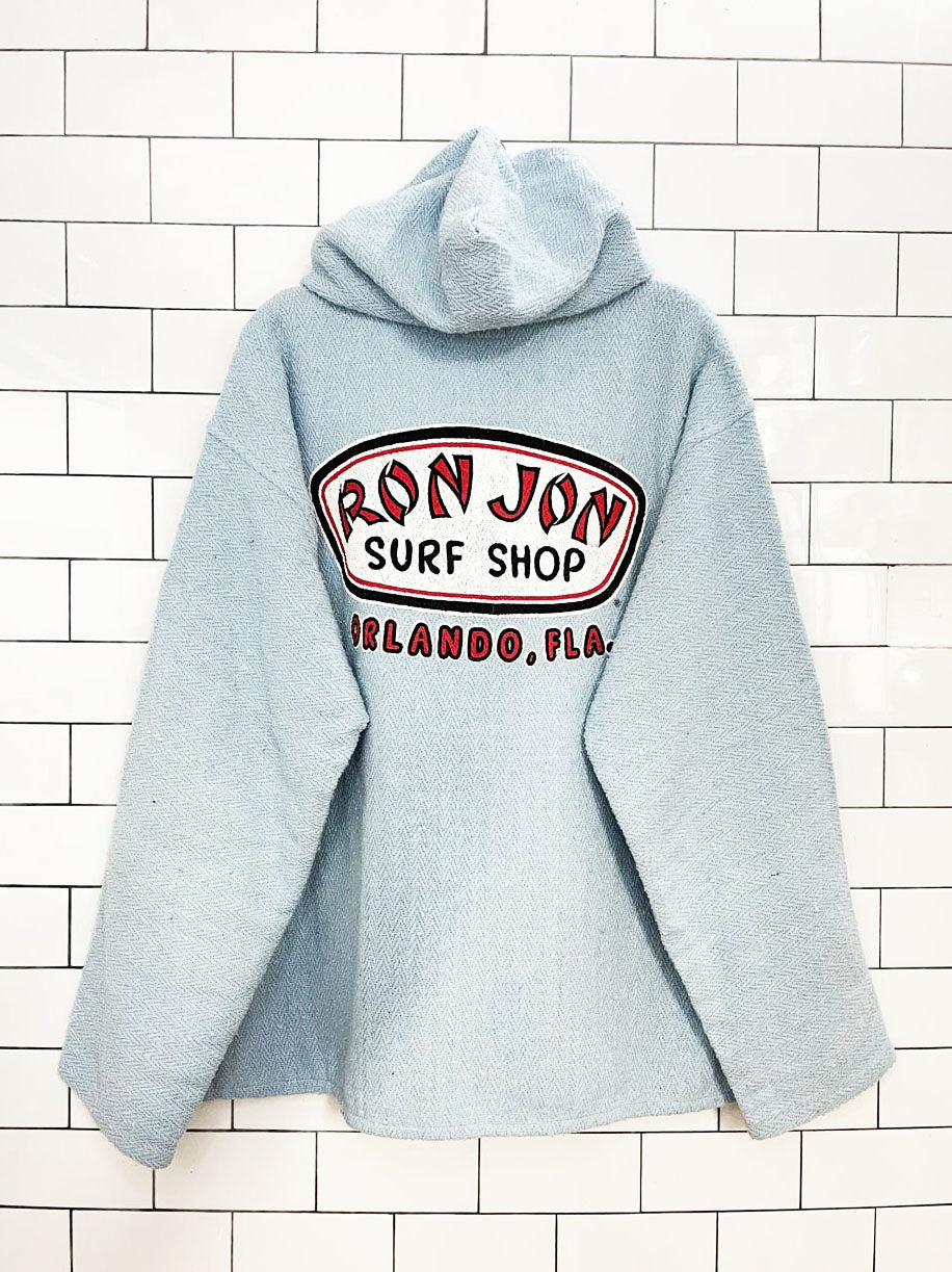 ron jon surf shop florida woven baja beach hoodie drug rug
