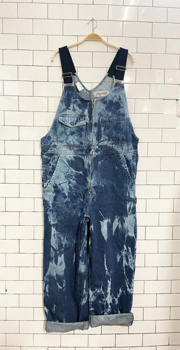 hammill bleach dye denim overalls - good market thrift store