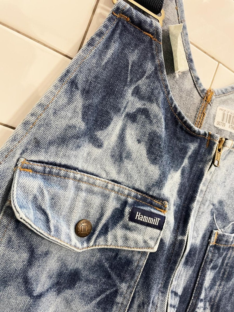 hammill bleach dye denim overalls - good market thrift store
