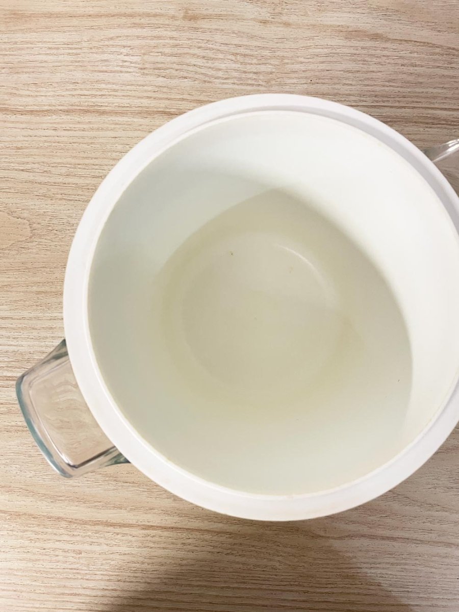 vintage 80s raffiaware clear plastic poolside ice bucket - good market thrift store