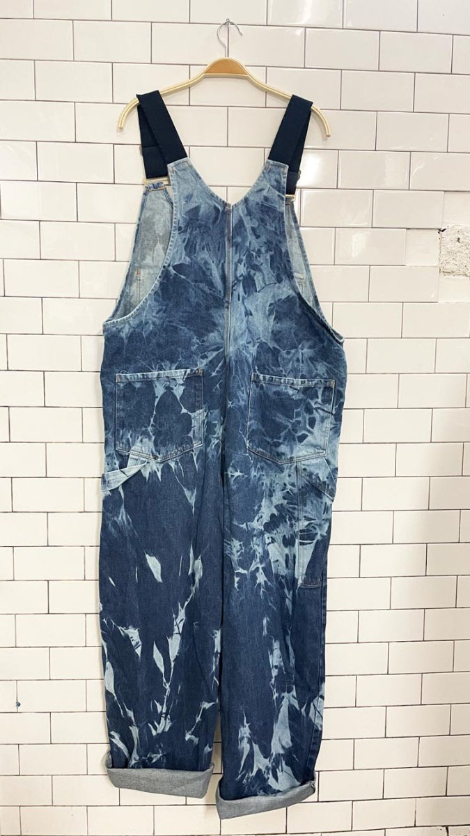hammill bleach dye denim overalls - good market thrift store