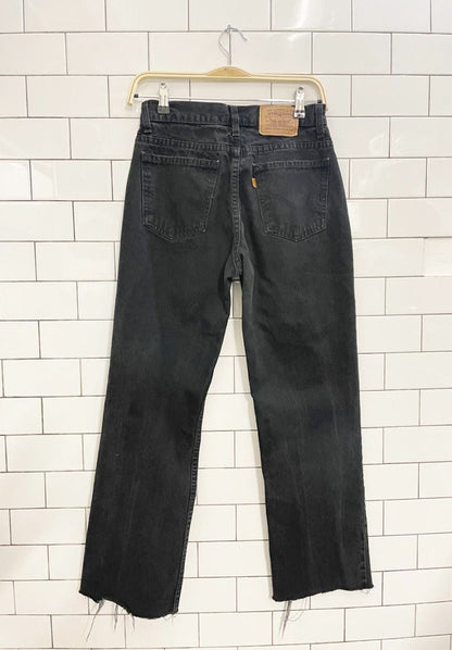 vintage 70s levi's 637 orange tab jeans - good market thrift store