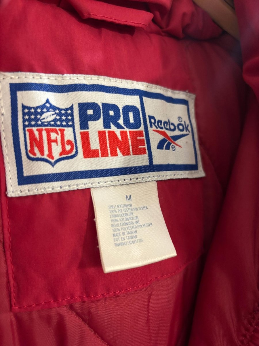 vintage 90s reebok pro line san francisco 49ers jacket | nfl - good market thrift store
